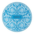 VERSACE Barocco Teal Piatto Segnaposto 33cm Azzurro Porcellana