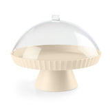 BLIM PLUS Agorà Cake Stand 30cm Brown Sugar Sand Made in Italy 100% Recyclable