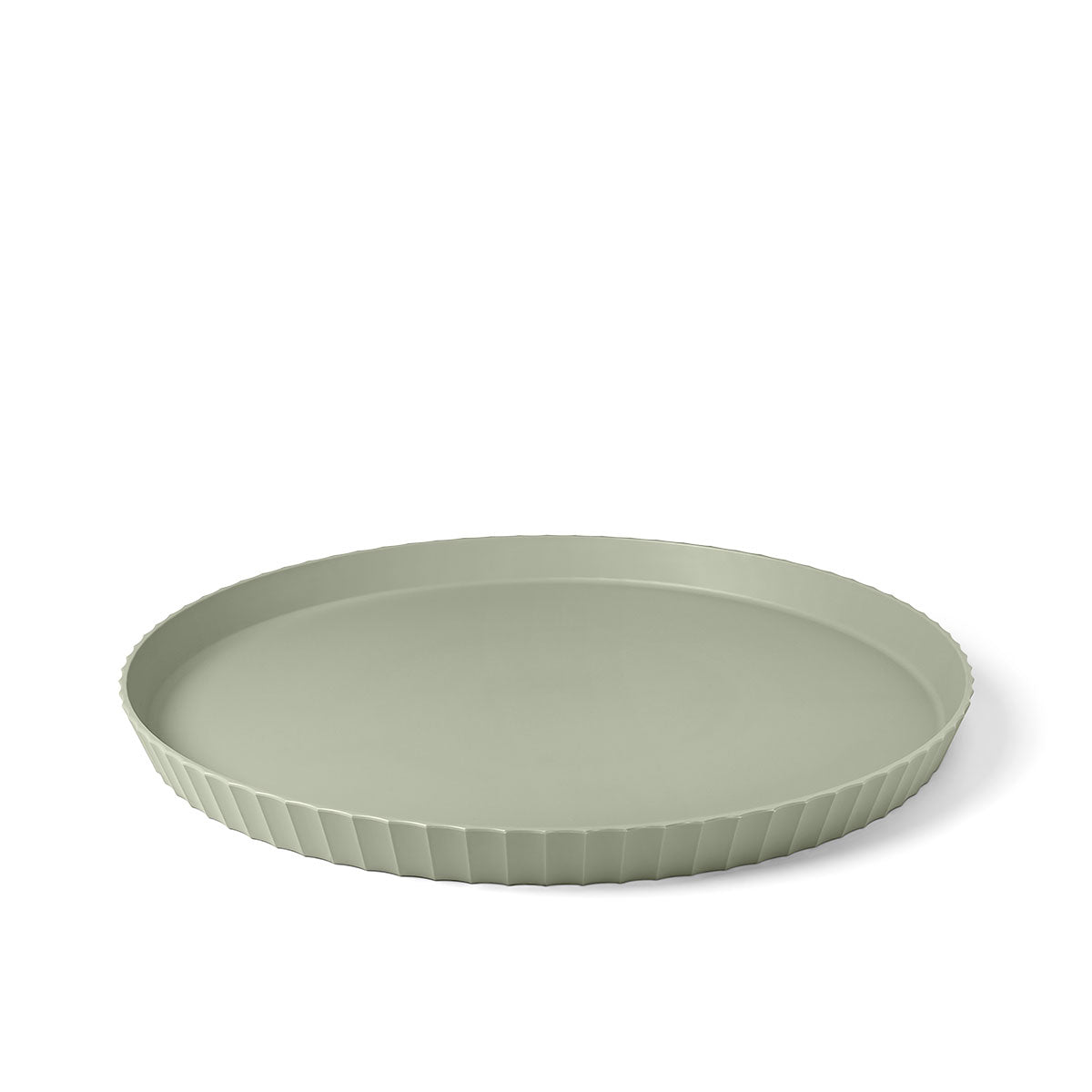 BLIM PLUS Vassoio Rotondo Atena L 40cm Forest Medium Verde Made in Italy 100% Riciclabile