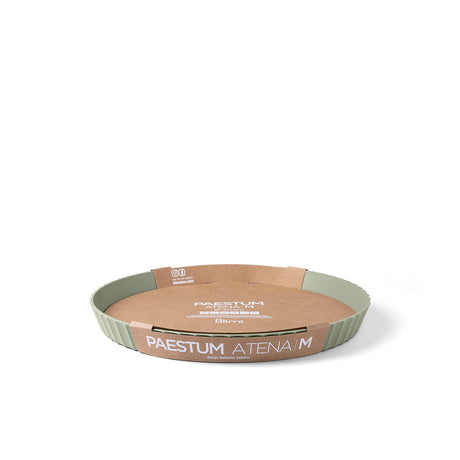 BLIM PLUS Vassoio Rotondo Atena M 30cm Forest Medium Verde Made in Italy 100% Riciclabile