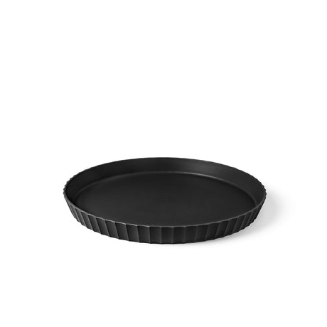 BLIM PLUS Vassoio Rotondo Atena M 30cm Carbon Black Nero Made in Italy 100% Riciclabile
