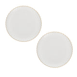 LA PORCELLANA BIANCA - Momenti Oro Set 2 Pezzi Piatto Dolce 18cm