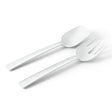 BLIM PLUS Posate per Insalata Paestum 29cm Arctic White Bianco Made in Italy 100% Riciclabile