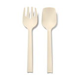 BLIM PLUS Posate per Insalata Paestum 29cm Brown Sugar Sabbia Made in Italy 100% Riciclabile