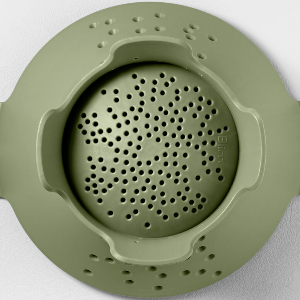 BLIM PLUS Scolapasta Cosmo Forest Dark Verde Made in Italy 100% Riciclabile