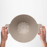 BLIM PLUS Scolapasta Cosmo Moka Grey Grigio Made in Italy 100% Riciclabile