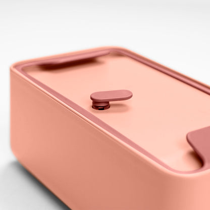 BLIM PLUS Lunchbox Porta Pranzo Bauletto M 18x17,5cm Flamingo Pink Rosa Made in Italy 100% Riciclabile