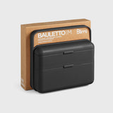 BLIM PLUS Lunchbox Porta Pranzo Bauletto M 18x17,5cm Carbon Black Nero Made in Italy 100% Riciclabile