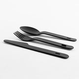 BLIM PLUS Lunchbox Porta Pranzo Bauletto M 18x17,5cm Carbon Black Nero Made in Italy 100% Riciclabile