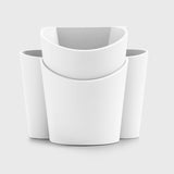 BLIM PLUS Scolaposate Gocciolo 14x11,5cm Arctic White Bianco Made in Italy 100% Riciclabile