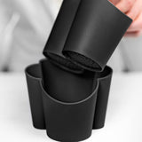 BLIM PLUS Scolaposate Gocciolo 14x11,5cm Carbon Black Nero Made in Italy 100% Riciclabile