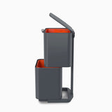 JOSEPH JOSEPH Totem Max Pattumiera Raccolta Differenziata 40L Grigio Grafite 76x30cm