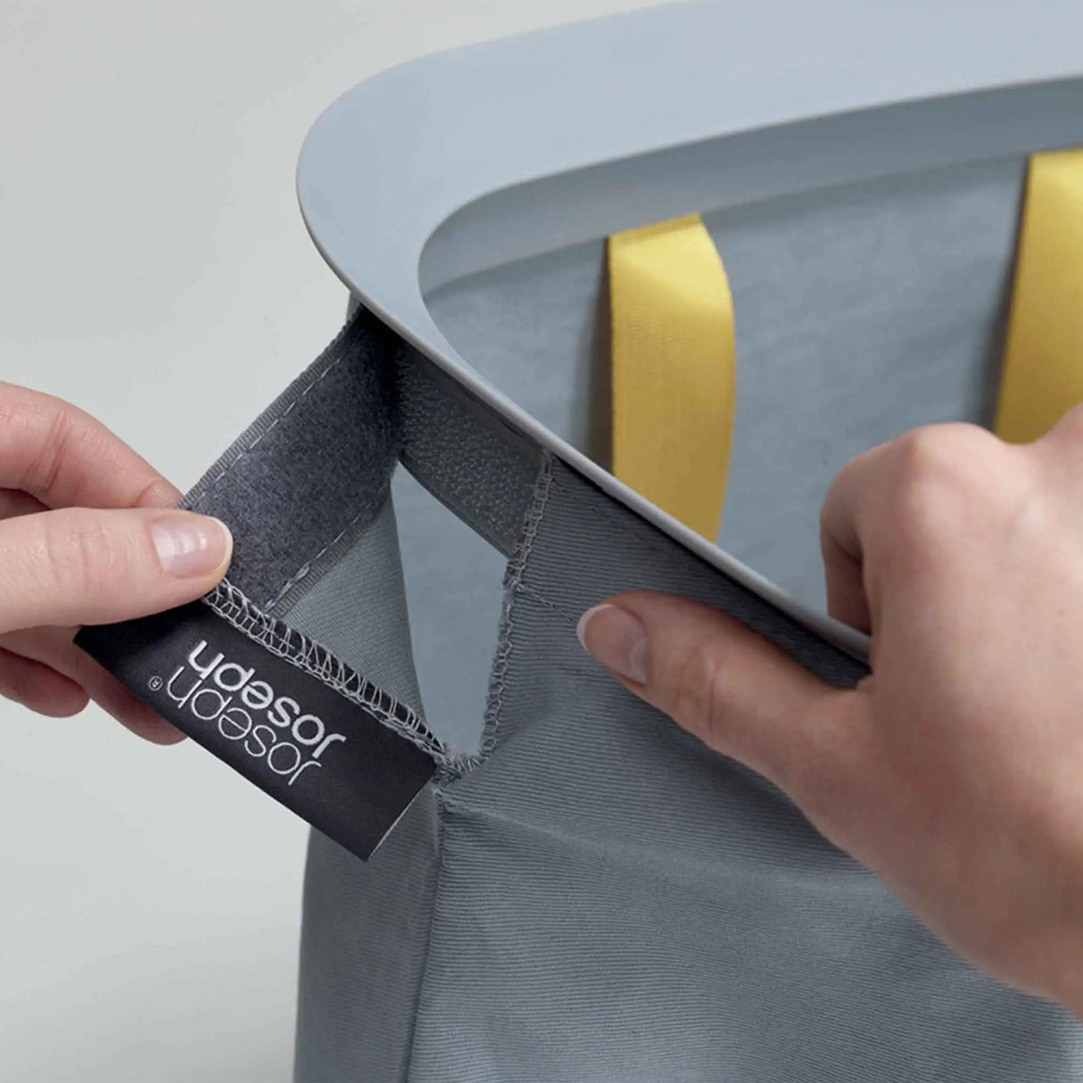 JOSEPH JOSEPH Tota 60L Laundry Basket for Dirty Clothes 71x39.5cm Gray