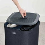 JOSEPH JOSEPH Tota 60L Laundry Basket for Dirty Clothes 71x39.5cm Black