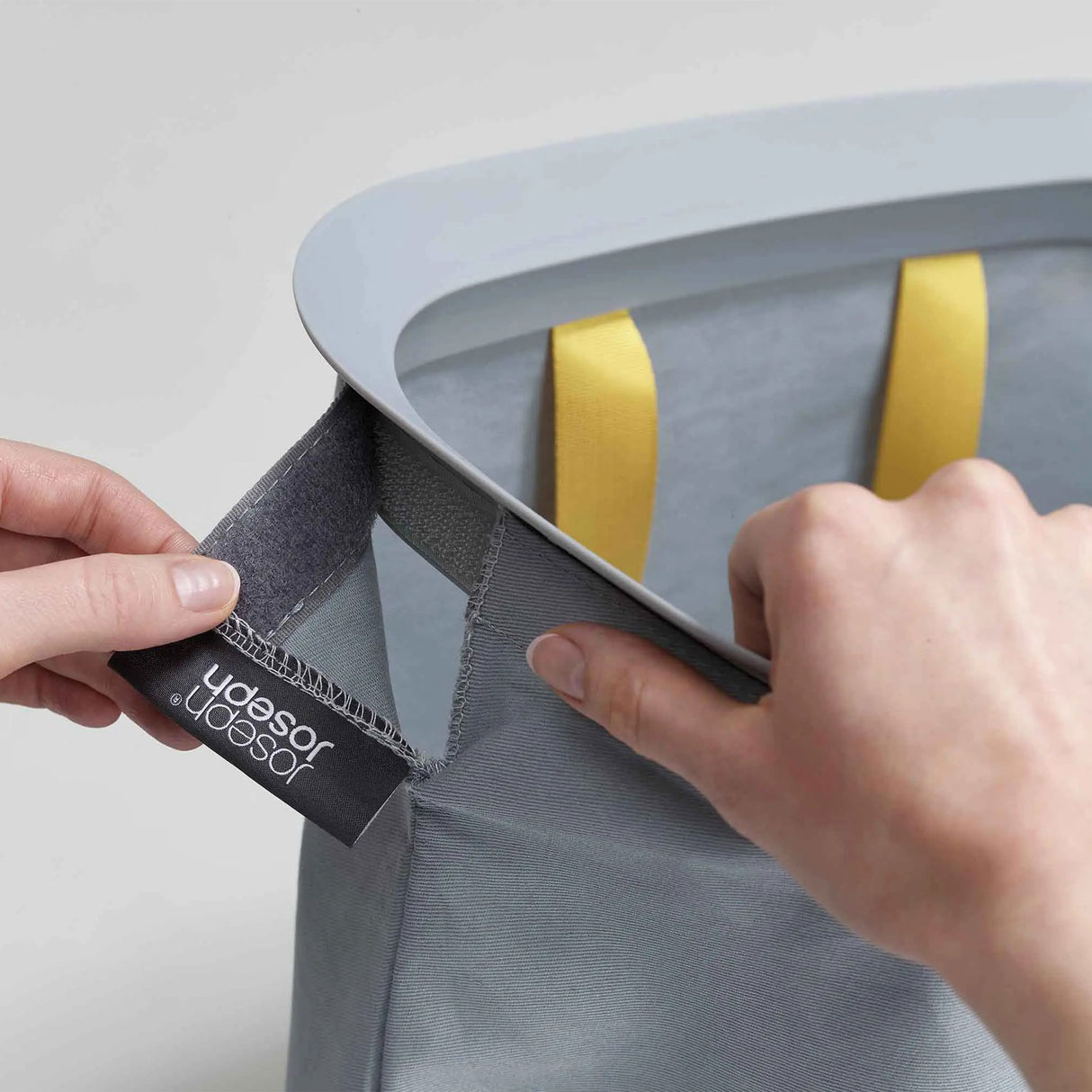 JOSEPH JOSEPH Tota 90L Laundry Basket for Dirty Clothes 71x56cm Gray