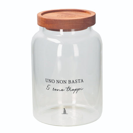 LA PORCELLANA BIANCA I Garbati Barattolo Caffè 1,2L Vetro