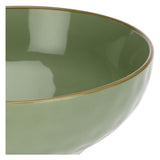 ROSE & TULIPANI Concerto Ciotola Insalatiera Coppa 26cm Verde Oliva Stoneware