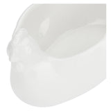 LA PORCELLANA BIANCA Fattoria Gallina Porta Uova 21,5x14cm Bianco Porcellana
