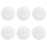 LA PORCELLANA BIANCA Richiamo Set 6 Pezzi Piatto Piano 27cm Bianco Porcellana