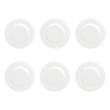 LA PORCELLANA BIANCA Rilavoro Set 6 Pieces Deep Plate 22.5cm White Porcelain