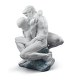 Lladró Scultura Coppia Bacio Appassionato 41x31cm Porcellana