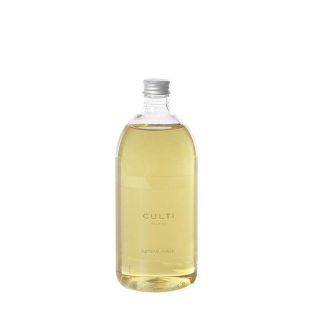 CULTI MILANO Ricarica Refill per Diffusore con Bastoncini 1L Supreme Amber