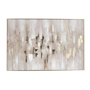 Quadro astratto Bizzotto su tela con dettagli oro 90x60 cm