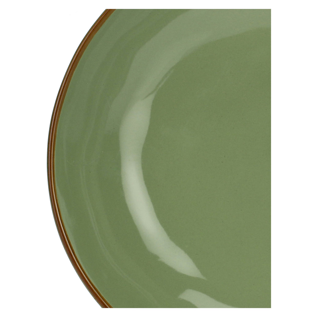 ROSE & TULIPANI Concerto Piatto Fondo 21cm Verde Oliva