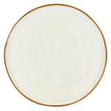 ROSE &amp; TULIPS Concerto Ivory Fruit Plate 20cm Set 4 Pieces Stoneware