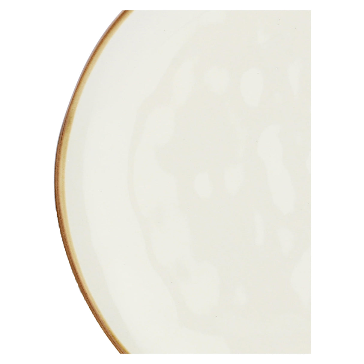 ROSE &amp; TULIPS Concerto Ivory Fruit Plate 20cm Set 4 Pieces Stoneware