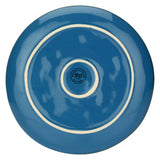 ROSE & TULIPANI Concerto Piatto Frutta Blu Avio 20cm Set 4 Pezzi Stoneware