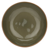 ROSE & TULIPANI Concerto Piatto Fondo Grigio Tortora 21cm Set 4 Pezzi Stoneware