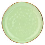 ROSE & TULIPANI Concerto Piatto Piano Te' Verde 27cm Set 4 Pezzi Stoneware