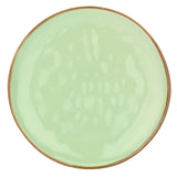 ROSE & TULIPANI Concerto Piatto Frutta Te' Verde 21cm Set 4 Pezzi Stoneware