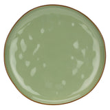 ROSE & TULIPANI Concerto Piatto Piano 27cm Verde Oliva Set 4 Pezzi Stoneware