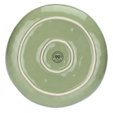 ROSE & TULIPANI Concerto Piatto Piano 27cm Verde Oliva Set 4 Pezzi Stoneware