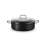 LE CREUSET Sauté in Alluminio Antiaderente 28cm con Coperchio in Vetro