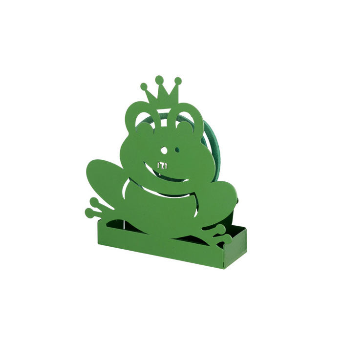MONTEMAGGI Porta Zampirone Principe Ranocchio 16x18cm Verde Metallo