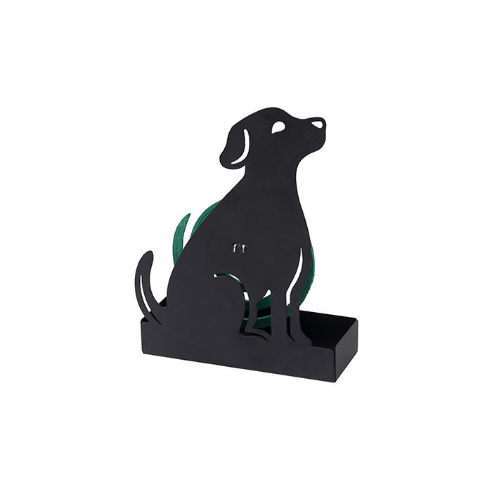 MONTEMAGGI Porta Zampirone Cane 16x18cm Nero Metallo