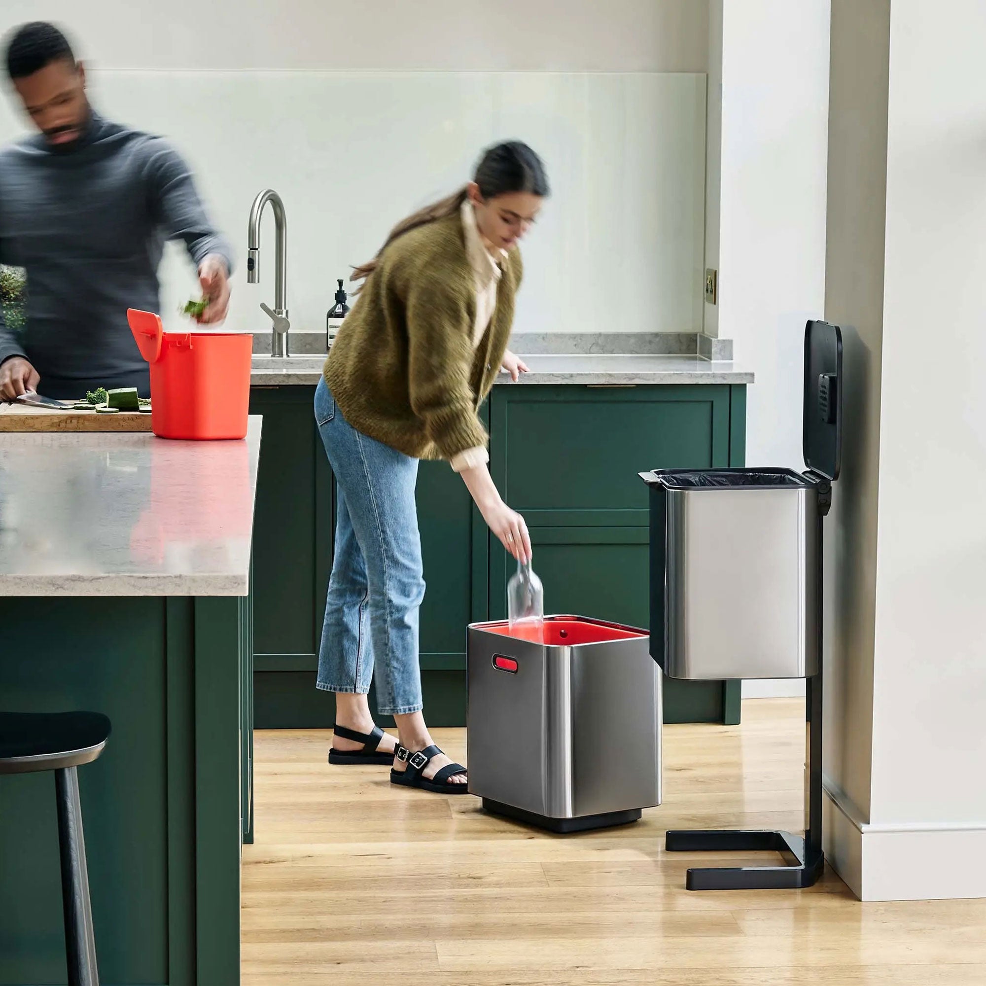 JOSEPH JOSEPH Totem Max Pattumiera 60L per Differenziata