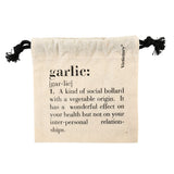 VILLA D'ESTE HOME TIVOLI Sacchetto Aglio Garlic 15x15cm in Cotone