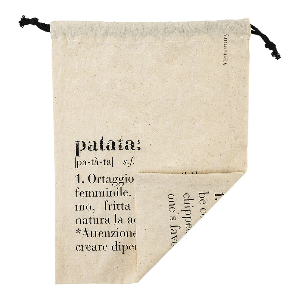 VILLA D'ESTE HOME TIVOLI Sacchetto Potato Patata 40x30cm in Cotone