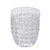 VILLA D'ESTE HOME TIVOLI Geometrie Set 6 Pezzi Bicchieri Acqua 350ml Vetro Trasparente