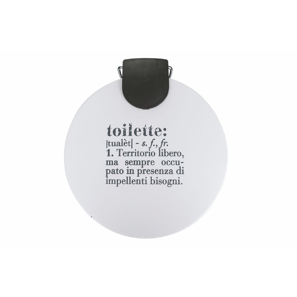 VILLA D'ESTE HOME TIVOLI Victionary Toilette Pattumiera 3L Plastica Bianco