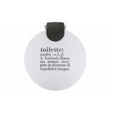 VILLA D'ESTE HOME TIVOLI Victionary Toilette Pattumiera 3L Plastica Bianco
