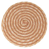 VILLA D'ESTE HOME TIVOLI Tovaglietta Tonda Spiral Chocolate Set 4 Pezzi 38cm