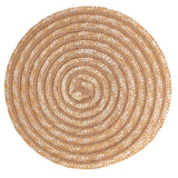 VILLA D'ESTE HOME TIVOLI Tovaglietta Tonda Spiral Chocolate Set 4 Pezzi 38cm