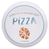 VILLA D'ESTE HOME TIVOLI Le Travisate Pizza Plate Set 4 Pieces 33cm Porcelain