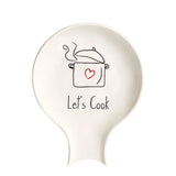 SIMPLE DAY Poggiamestoli Let's Cook 15x19cm Gres