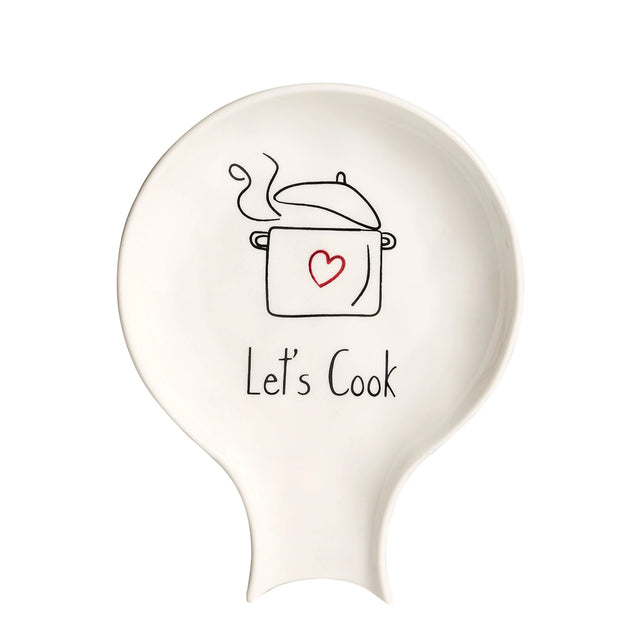 SIMPLE DAY Poggiamestoli Let's Cook 15x19cm Gres